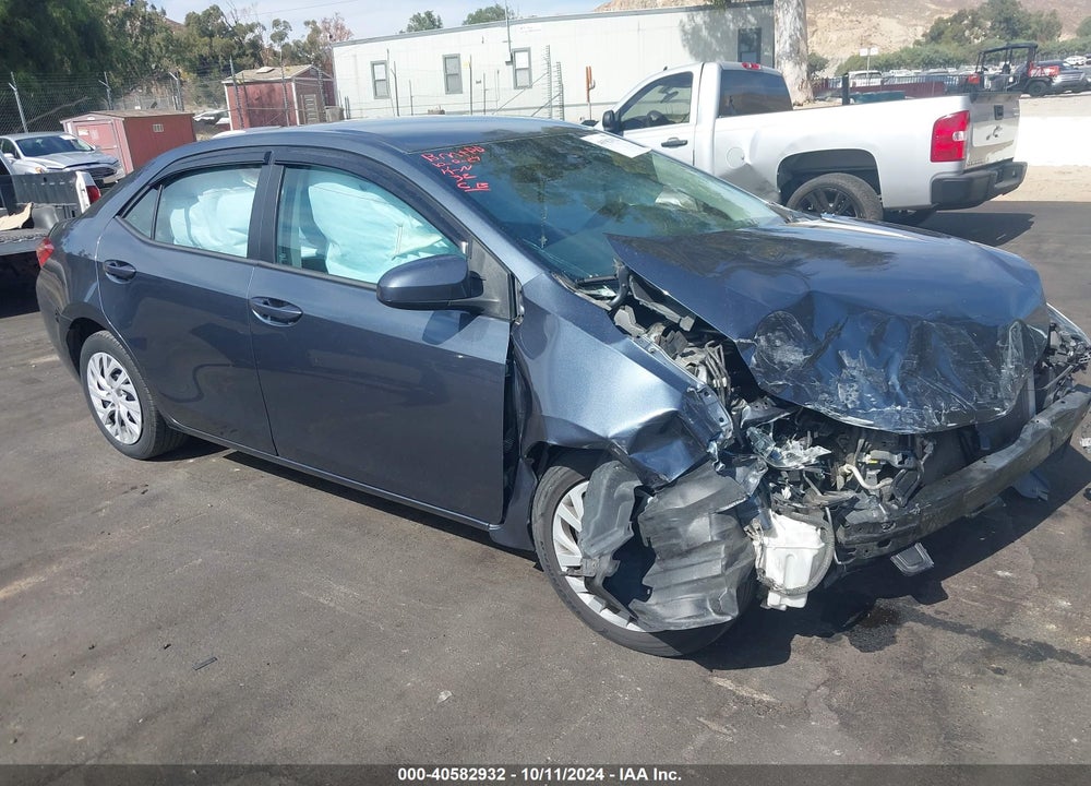 2019 TOYOTA COROLLA LE VIN: 2T1BURHE2KC165610
