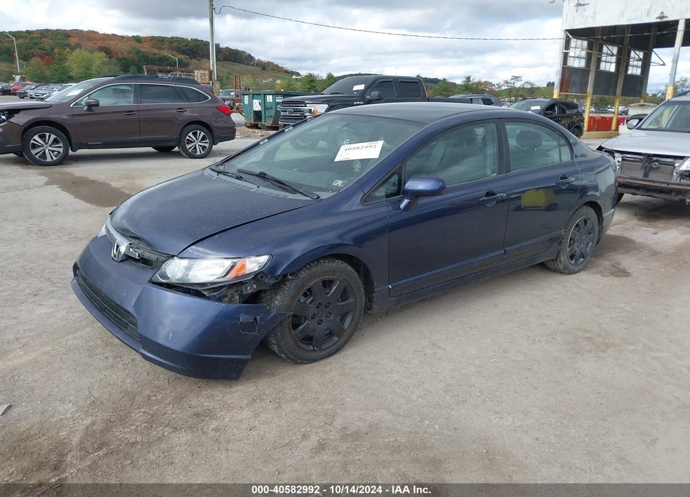 2008 HONDA CIVIC LX VIN: 1HGFA165X8L051114