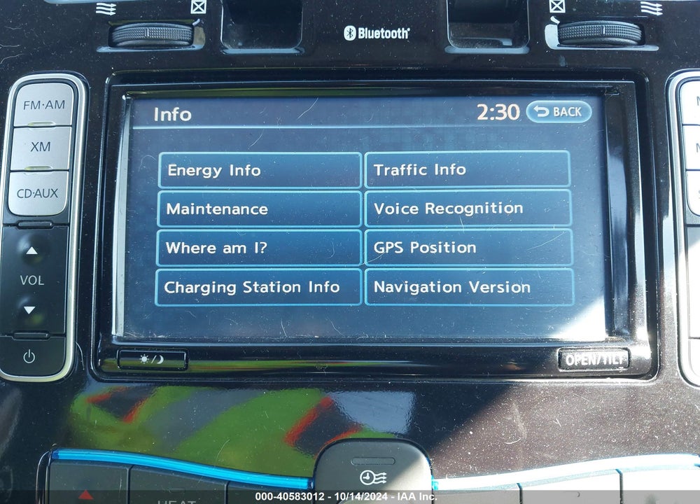 2013 NISSAN LEAF SV VIN: 1N4AZ0CP8DC404399