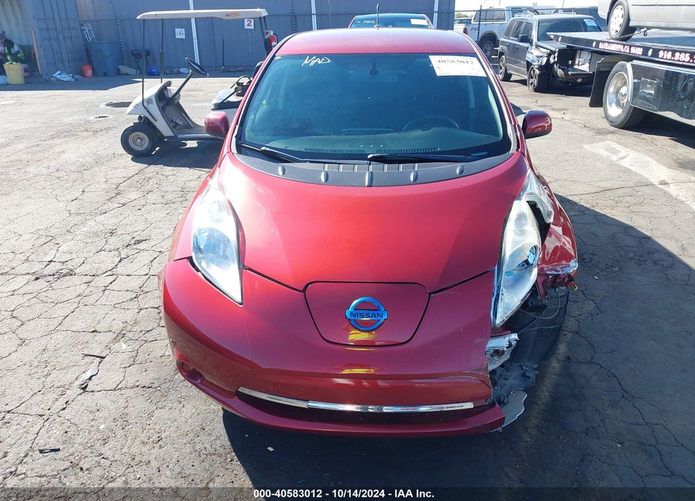 2013 NISSAN LEAF SV VIN: 1N4AZ0CP8DC404399