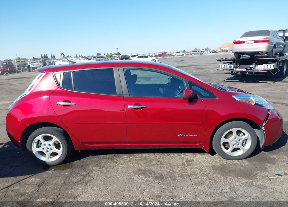 2013 NISSAN LEAF SV VIN: 1N4AZ0CP8DC404399