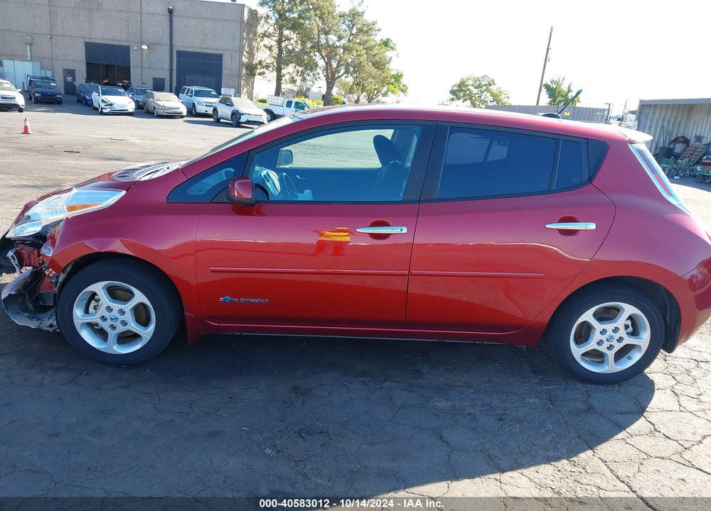 2013 NISSAN LEAF SV VIN: 1N4AZ0CP8DC404399