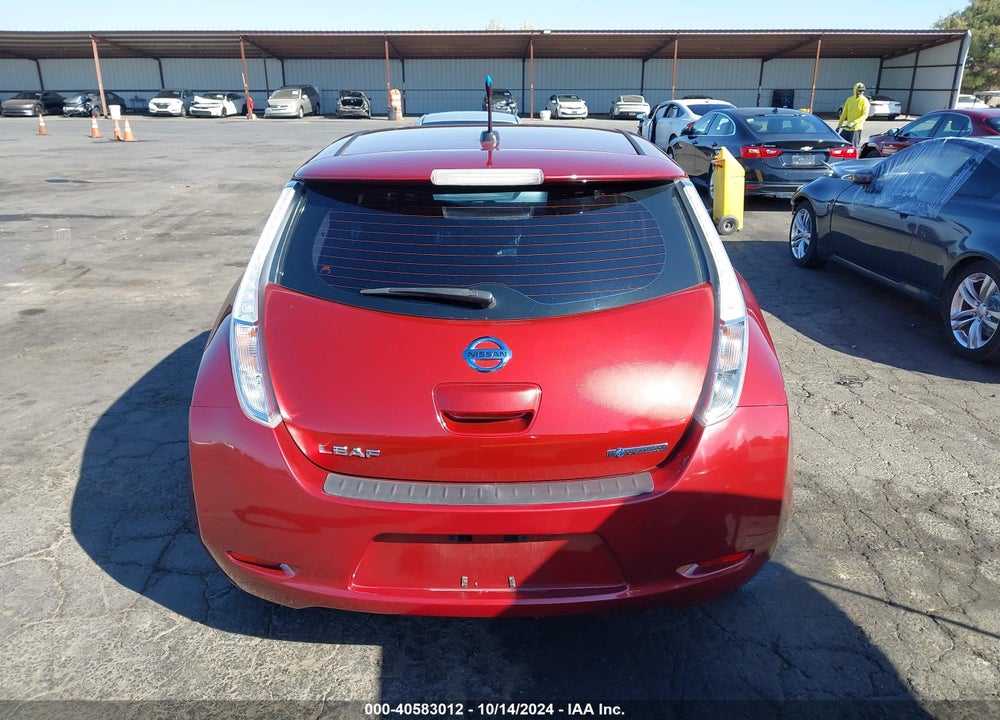 2013 NISSAN LEAF SV VIN: 1N4AZ0CP8DC404399