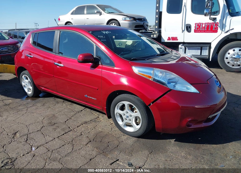 2013 NISSAN LEAF SV VIN: 1N4AZ0CP8DC404399