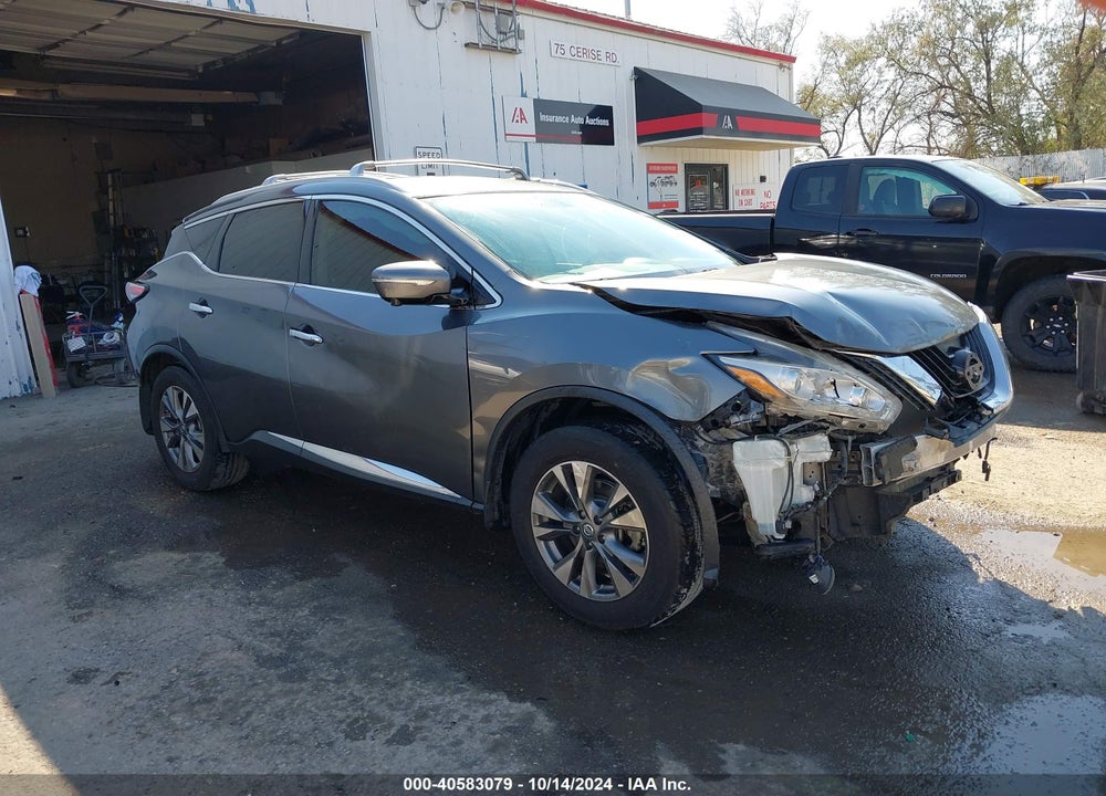 2015 NISSAN MURANO SL VIN: 5N1AZ2MH1FN281433