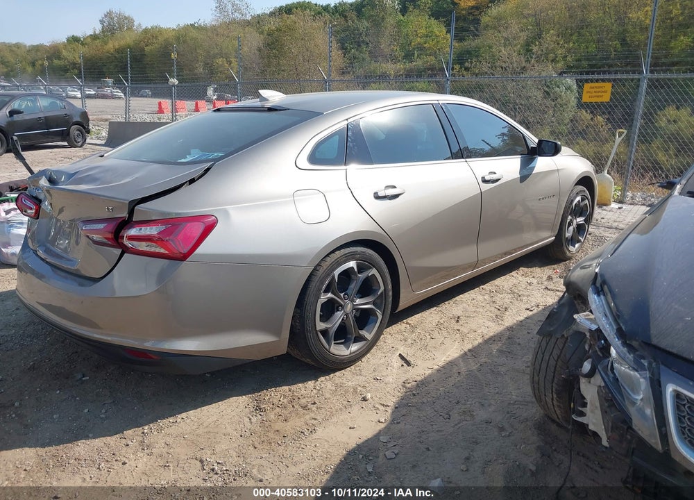 2022 CHEVROLET MALIBU FWD LT VIN: 1G1ZD5STXNF144653