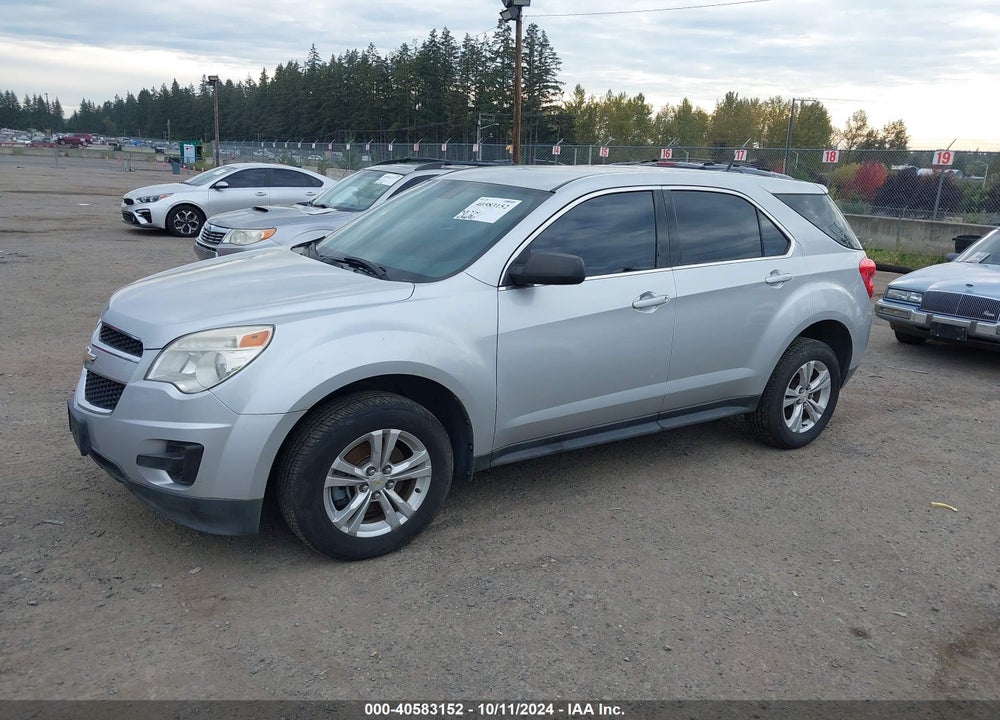 2010 CHEVROLET EQUINOX LS VIN: 2CNALBEW6A6272688