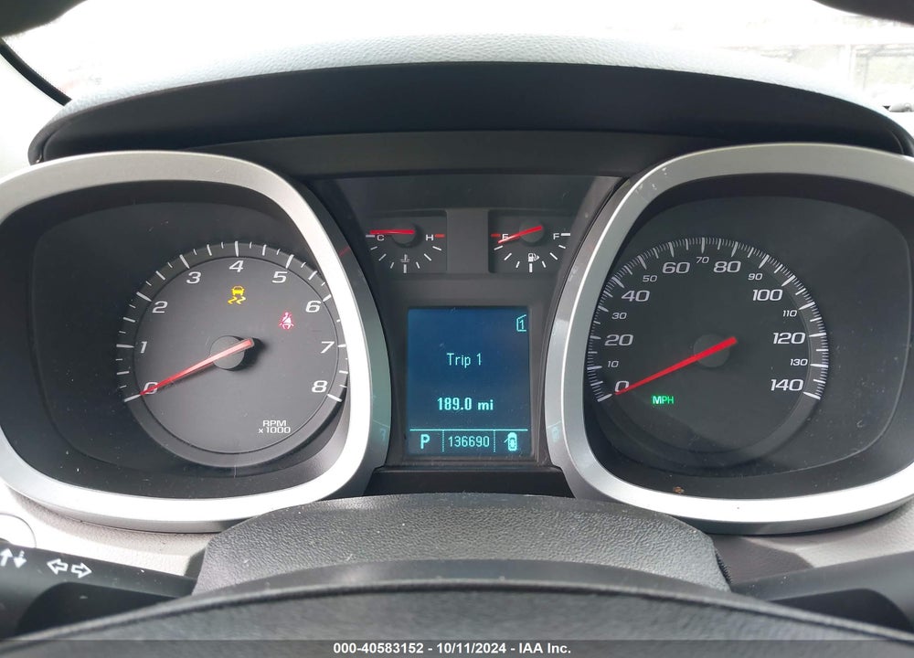 2010 CHEVROLET EQUINOX LS VIN: 2CNALBEW6A6272688