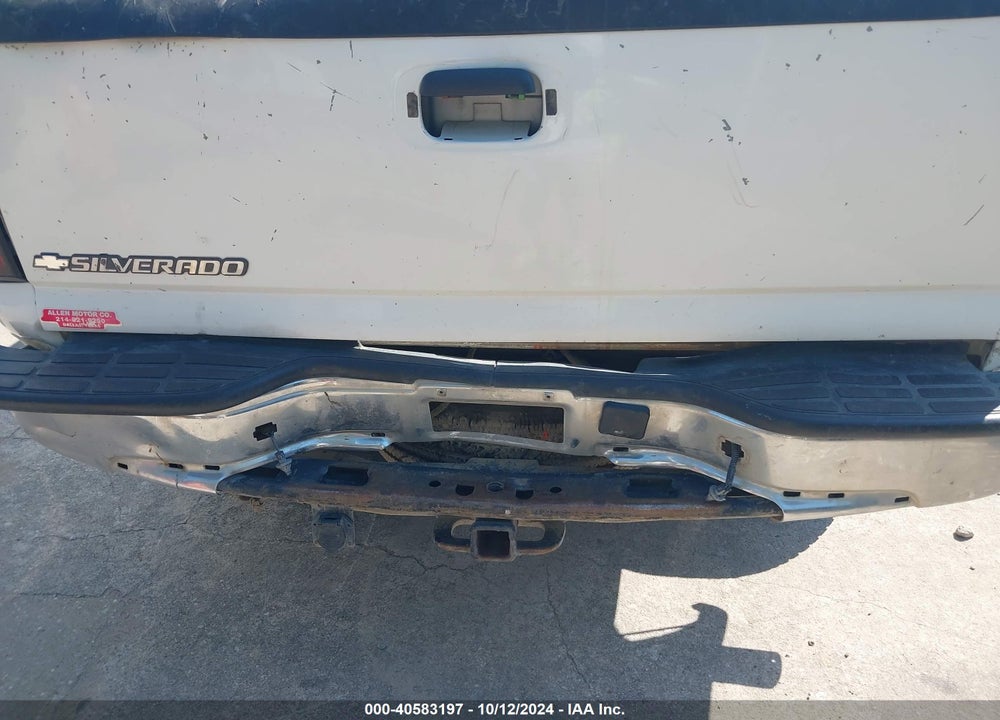 2007 CHEVROLET SILVERADO 2500HD CLASSIC LT1 VIN: 1GCHK23U07F132495