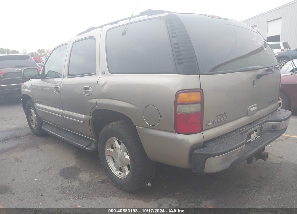 2001 CHEVROLET TAHOE LT VIN: 1GNEK13TX1R104012