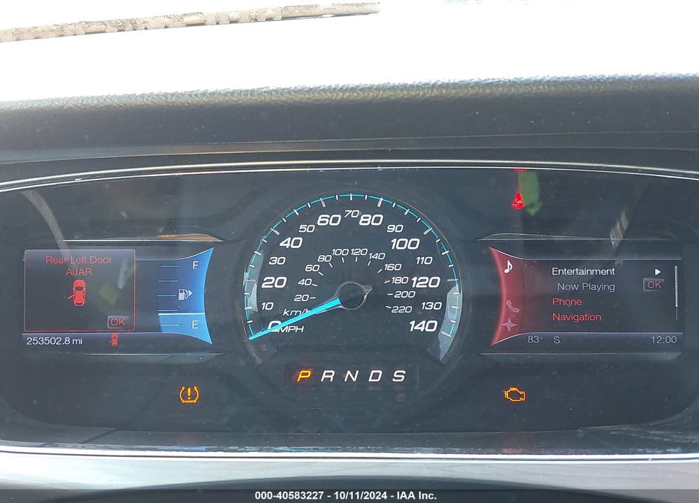 2013 FORD TAURUS VIN: 1FAHP2E94DG161391