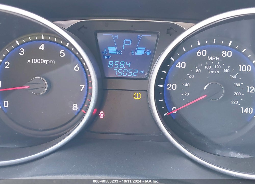 2012 HYUNDAI TUCSON GLS VIN: KM8JU3AC6CU498927