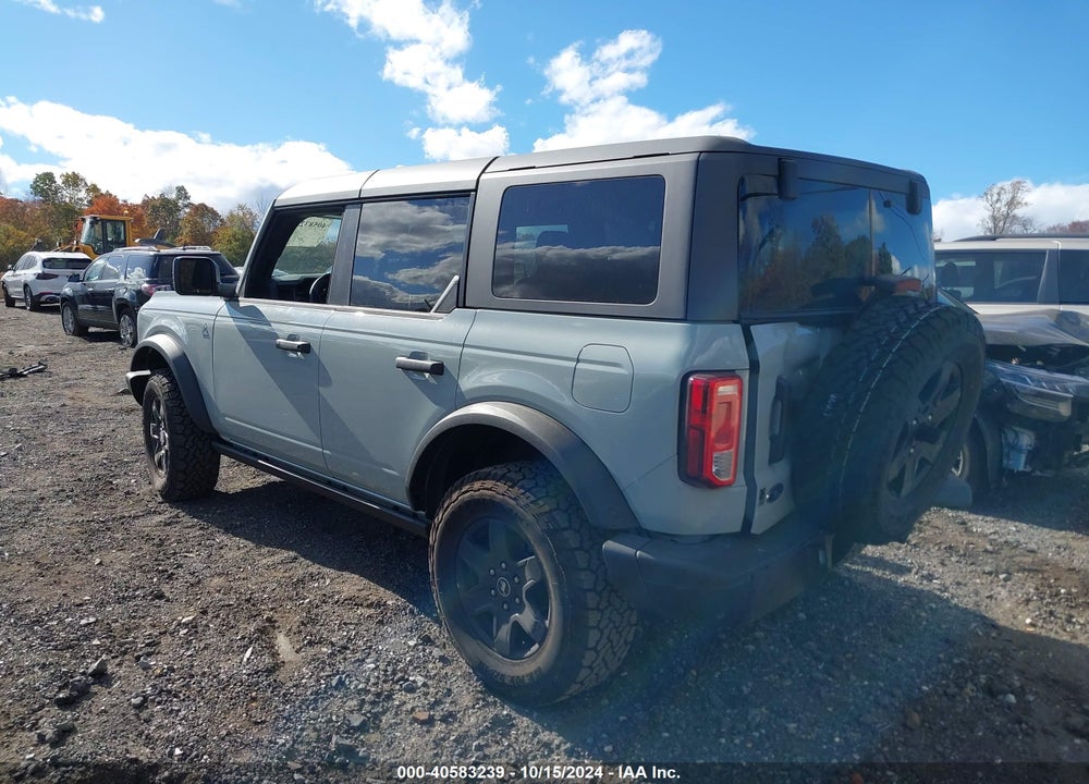 2024 FORD BRONCO BLACK DIAMOND VIN: 1FMDE1BH5RLA55949
