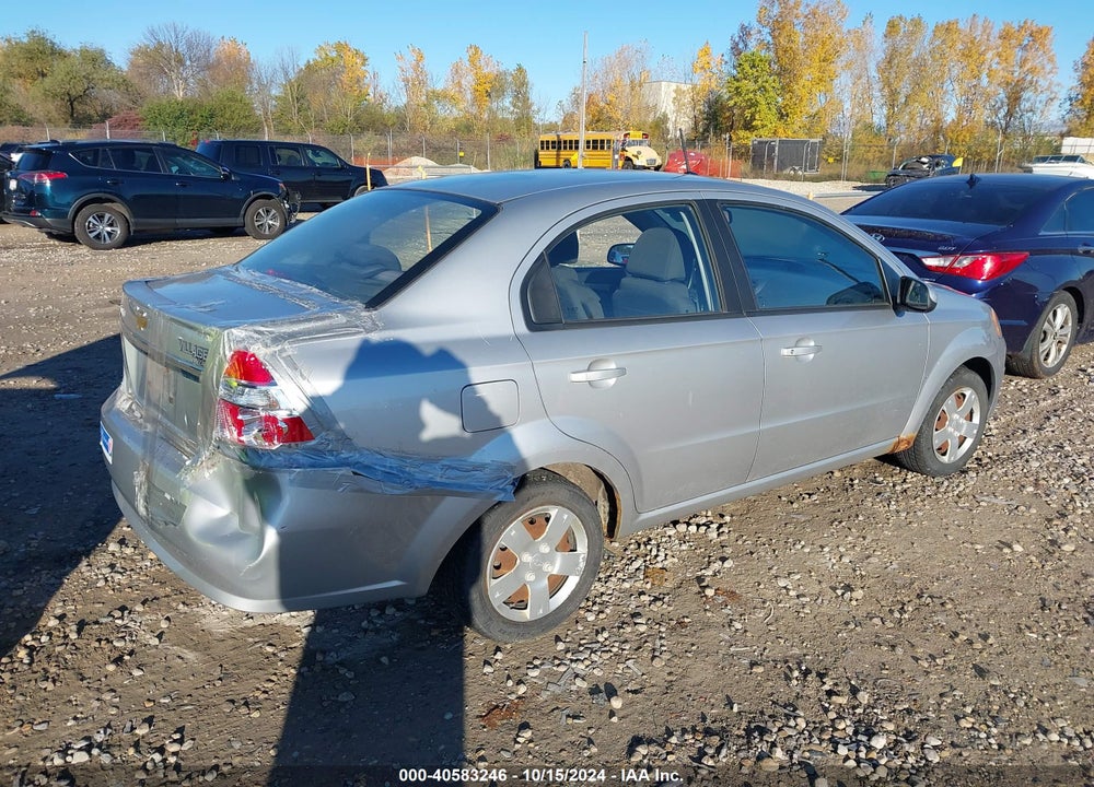 2009 CHEVROLET AVEO LT VIN: KL1TD56E29B635084