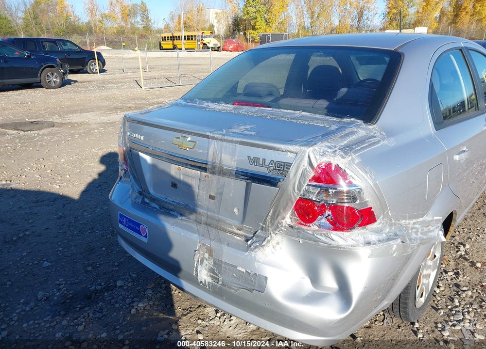 2009 CHEVROLET AVEO LT VIN: KL1TD56E29B635084
