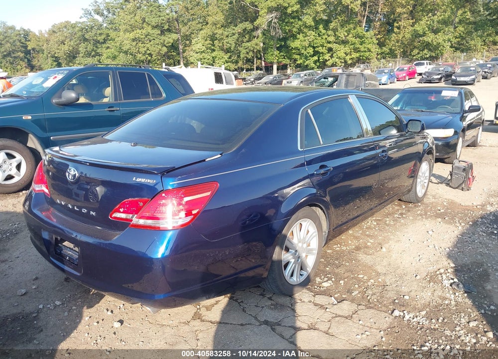 2006 TOYOTA AVALON LIMITED VIN: 4T1BK36B36U089993