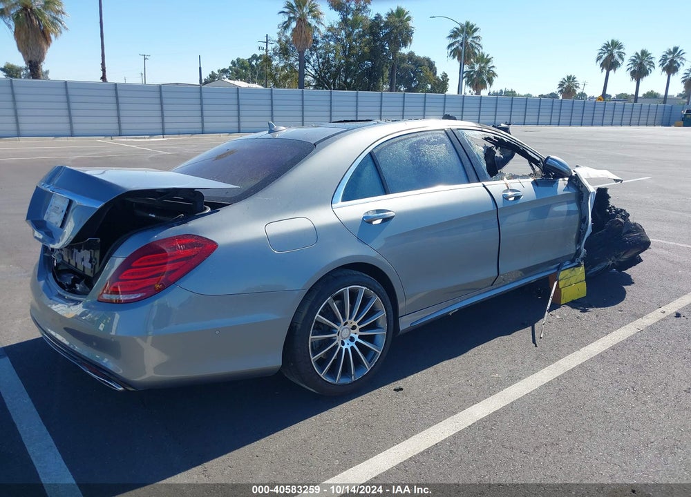 2015 MERCEDES-BENZ S 550 VIN: WDDUG8CB5FA121334