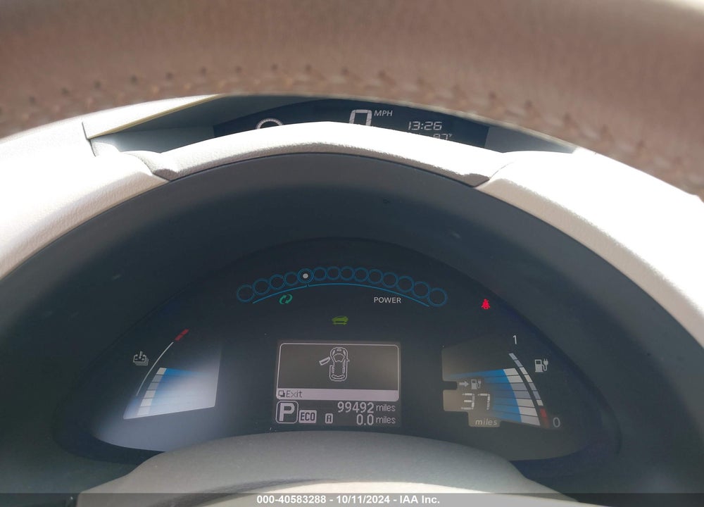 2013 NISSAN LEAF SV VIN: 1N4AZ0CP8DC407741
