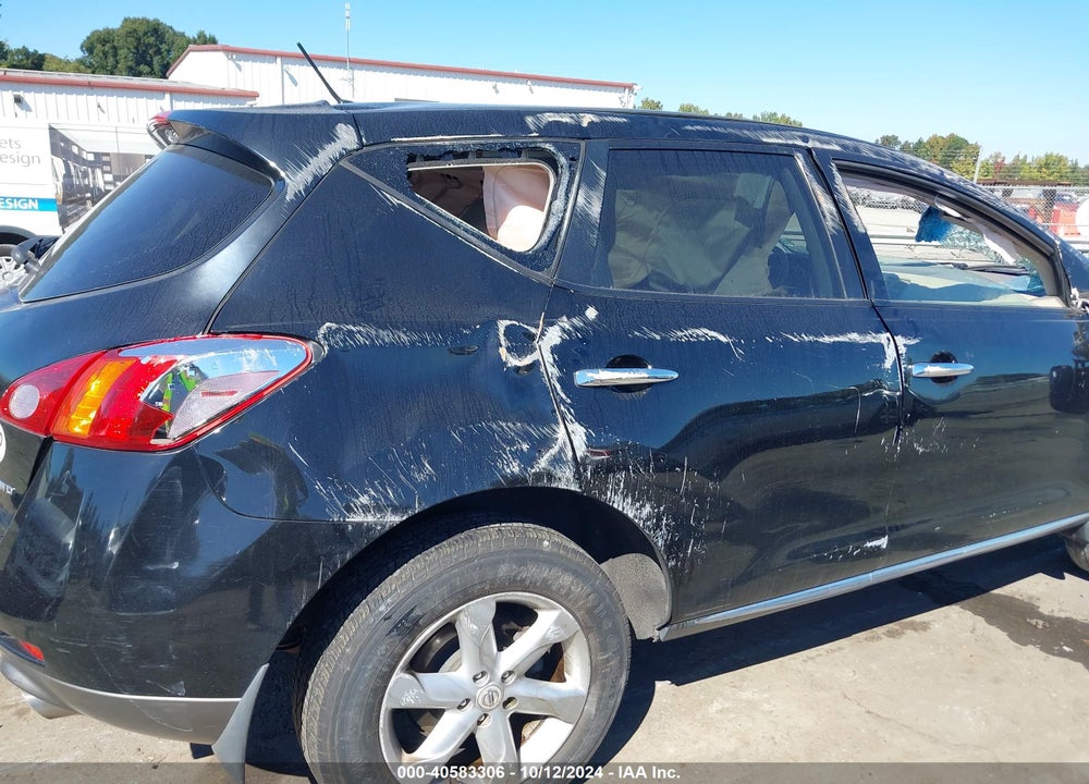 2009 NISSAN MURANO SL VIN: JN8AZ18W89W118546
