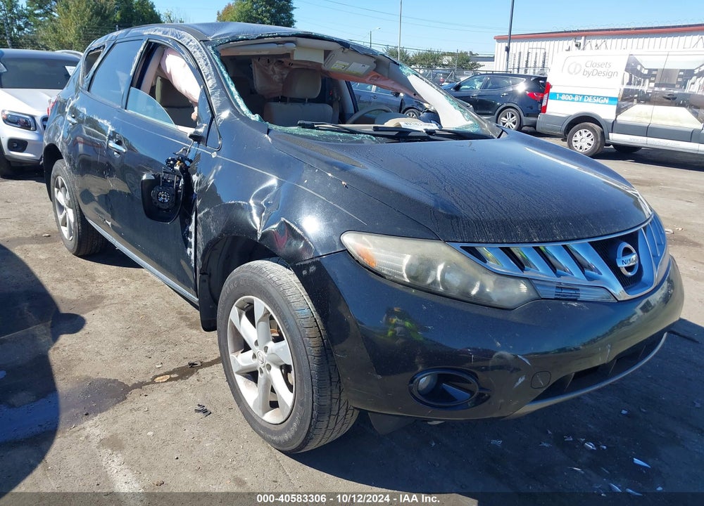 2009 NISSAN MURANO SL VIN: JN8AZ18W89W118546