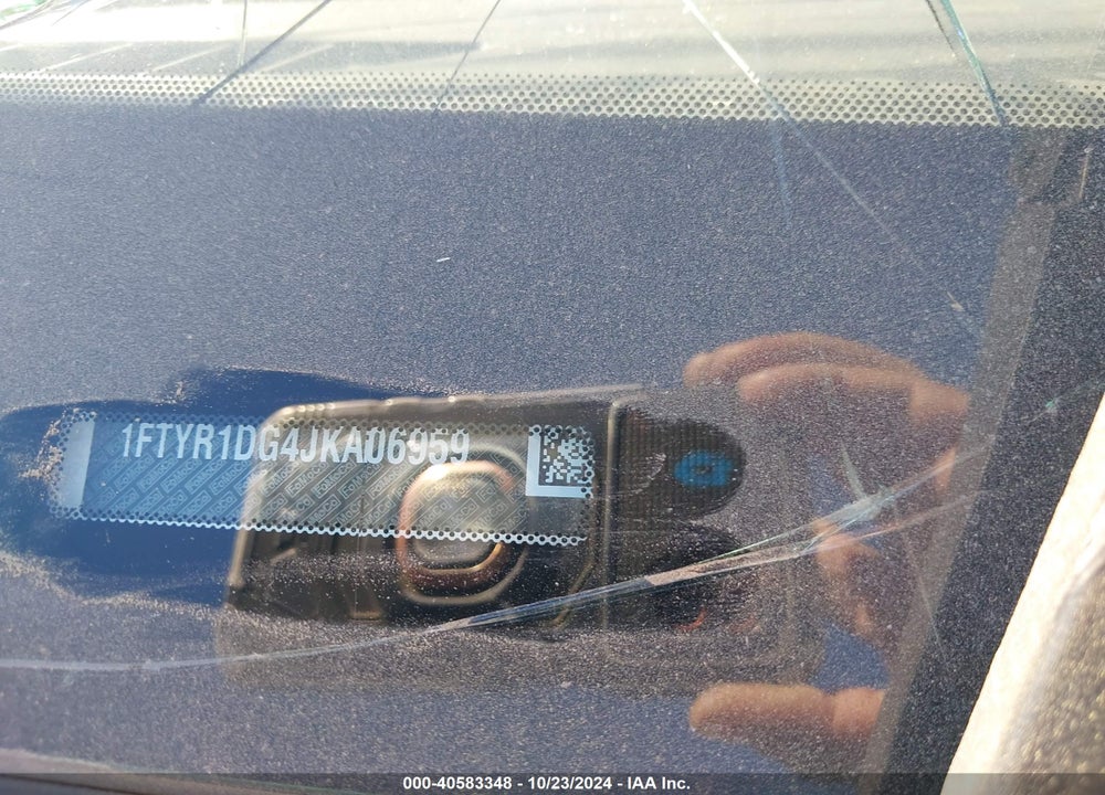 2018 FORD TRANSIT-250 VIN: 1FTYR1DG4JKA06959