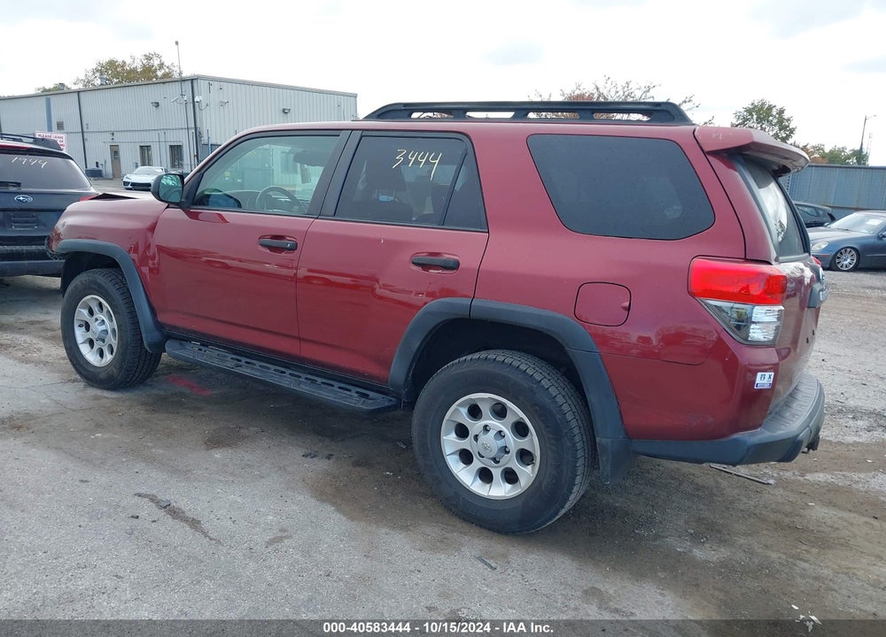 2011 TOYOTA 4RUNNER TRAIL V6 VIN: JTEBU5JR9B5047455