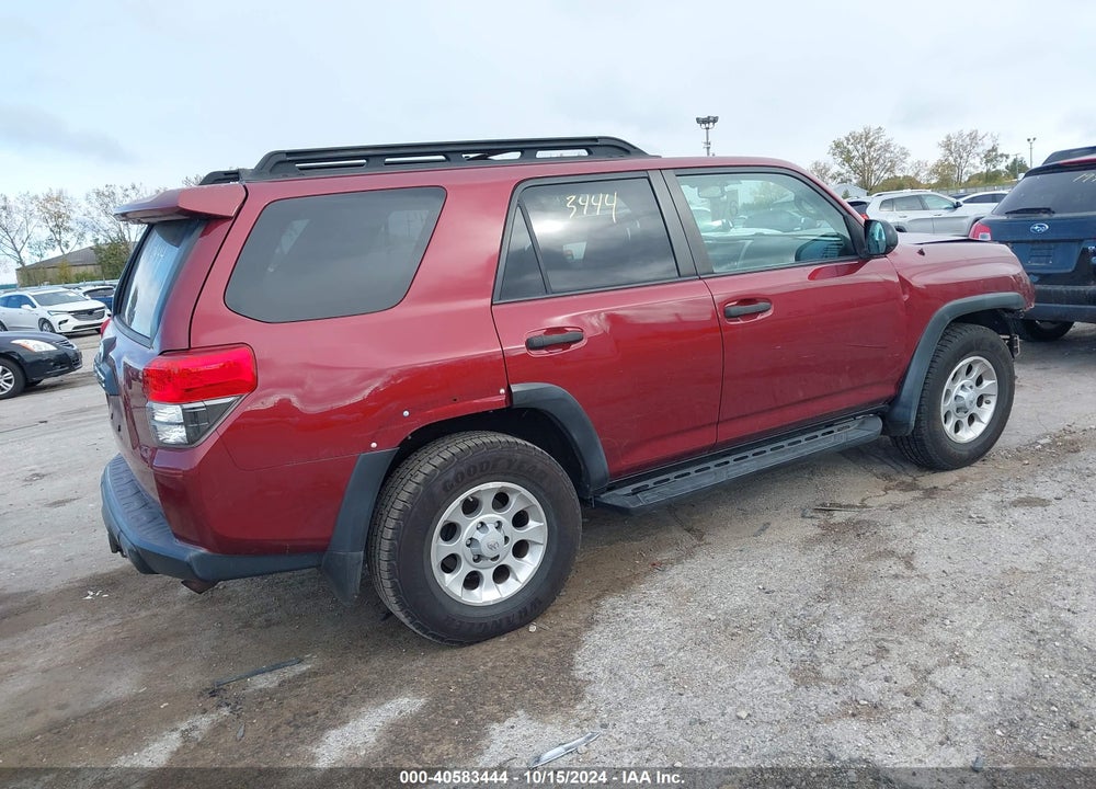 2011 TOYOTA 4RUNNER TRAIL V6 VIN: JTEBU5JR9B5047455