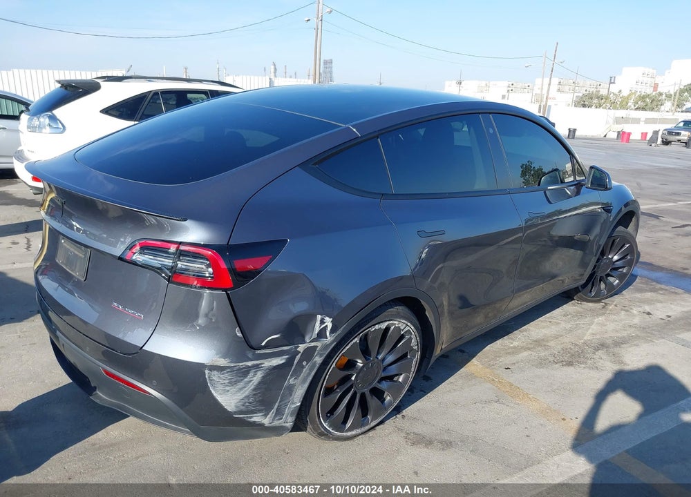 2022 TESLA MODEL Y PERFORMANCE DUAL MOTOR ALL-WHEEL DRIVE VIN: 7SAYGDEF3NF561002