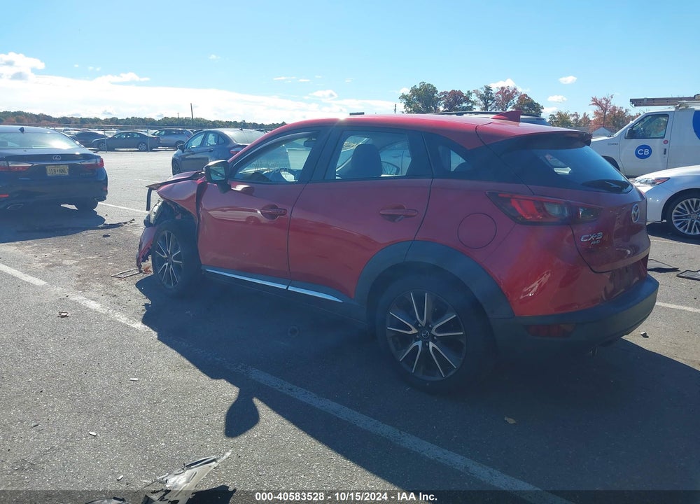 2017 MAZDA CX-3 GRAND TOURING VIN: JM1DKFD74H0171688