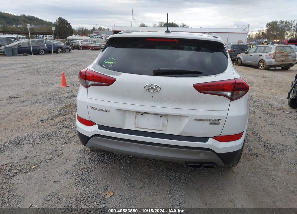 2017 HYUNDAI TUCSON SPORT VIN: KM8J3CA21HU310025