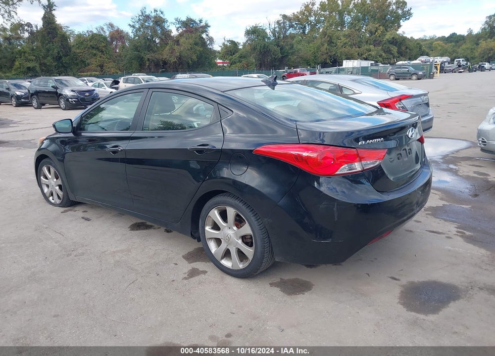 2011 HYUNDAI ELANTRA LIMITED VIN: 5NPDH4AE5BH039975