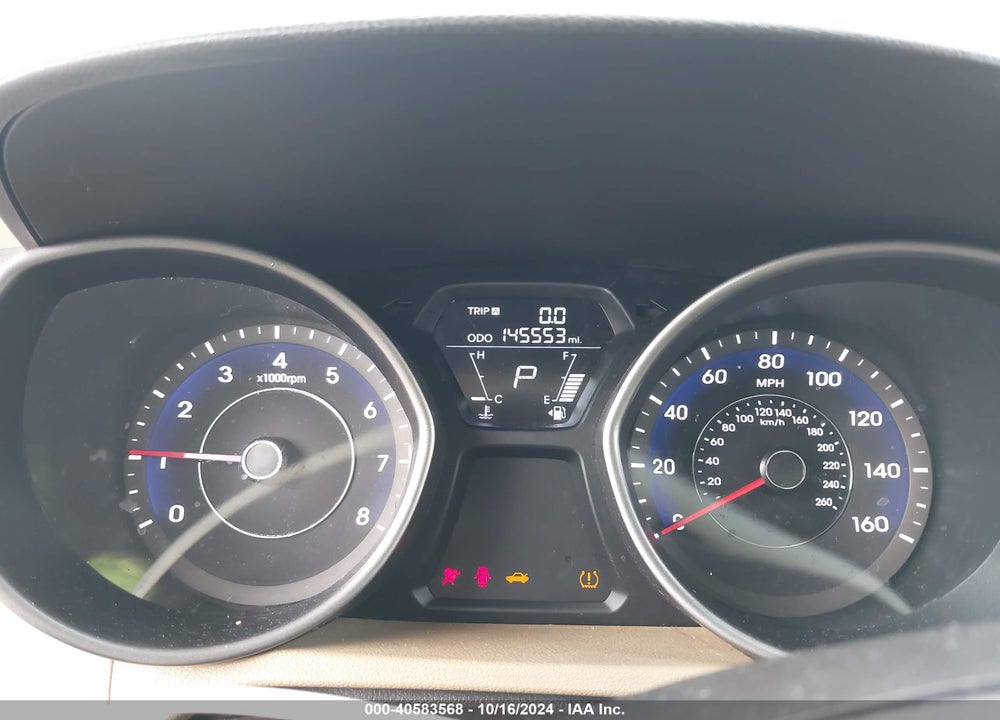 2011 HYUNDAI ELANTRA LIMITED VIN: 5NPDH4AE5BH039975