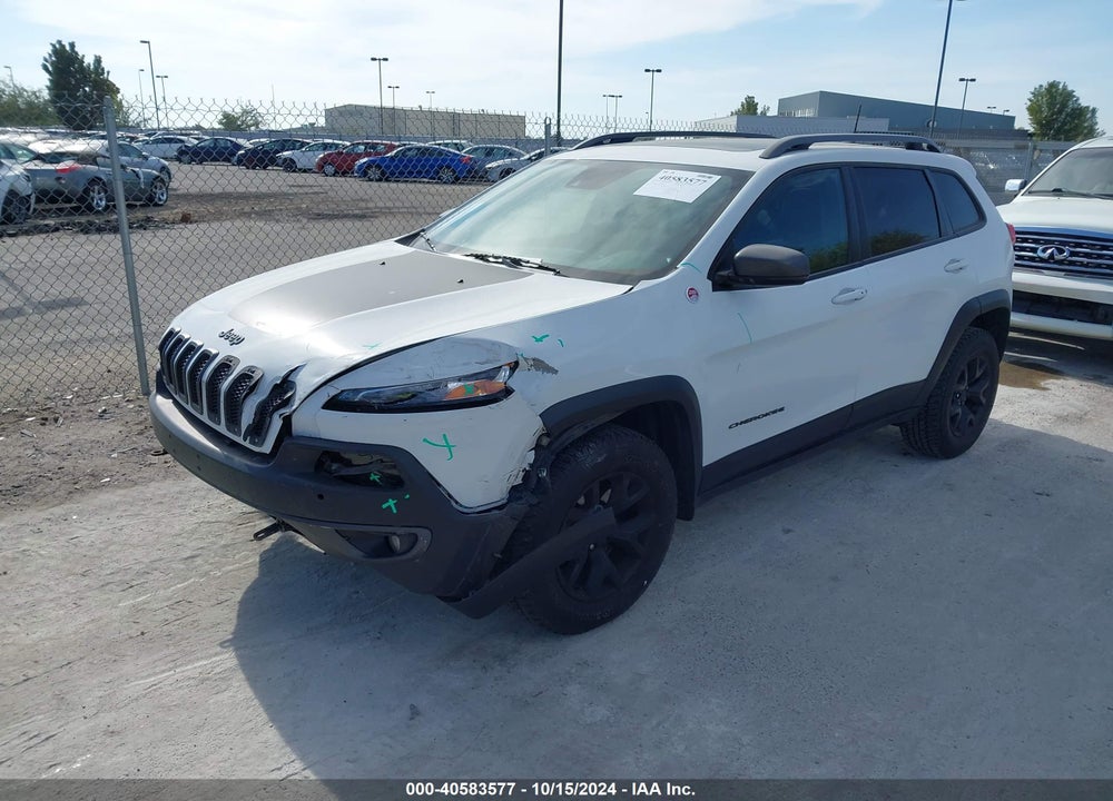 2016 JEEP CHEROKEE TRAILHAWK VIN: 1C4PJMBS6GW306001