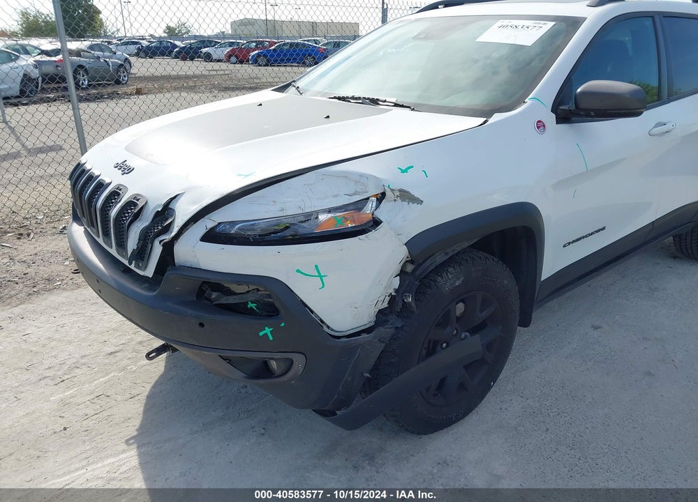 2016 JEEP CHEROKEE TRAILHAWK VIN: 1C4PJMBS6GW306001