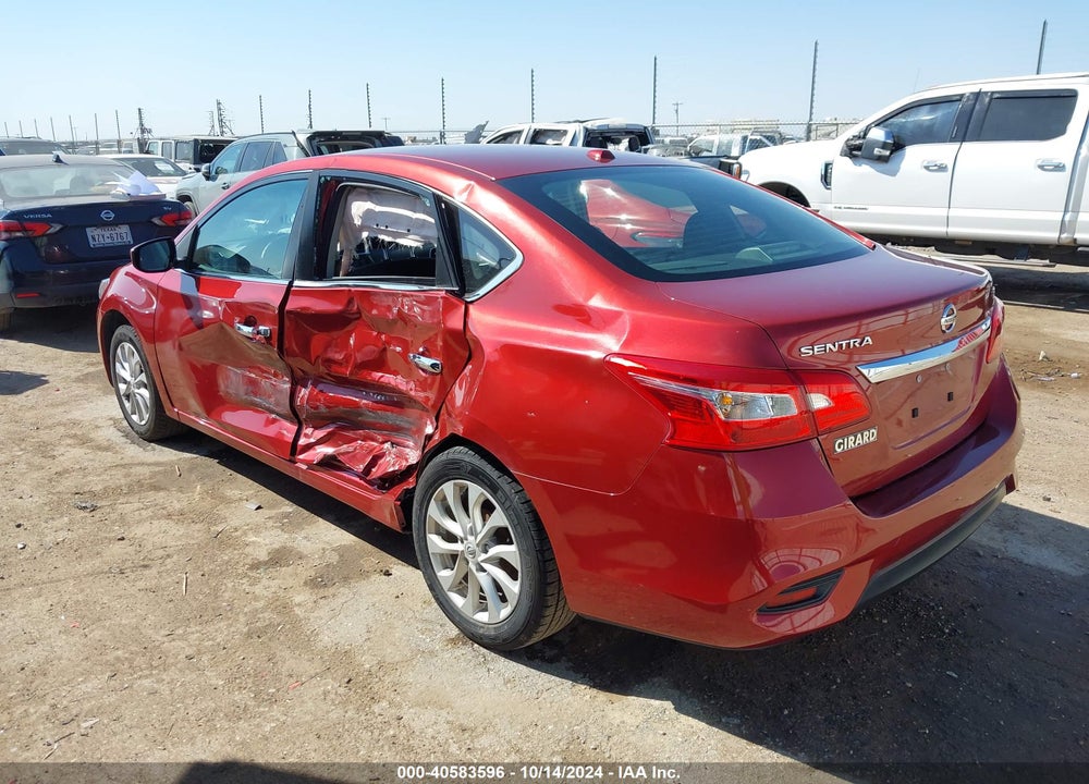 2017 NISSAN SENTRA SV VIN: 3N1AB7AP3HY303085