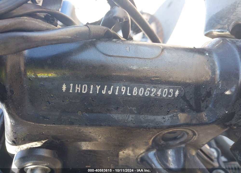 2020 HARLEY-DAVIDSON FXBB VIN: 1HD1YJJ19LB062403
