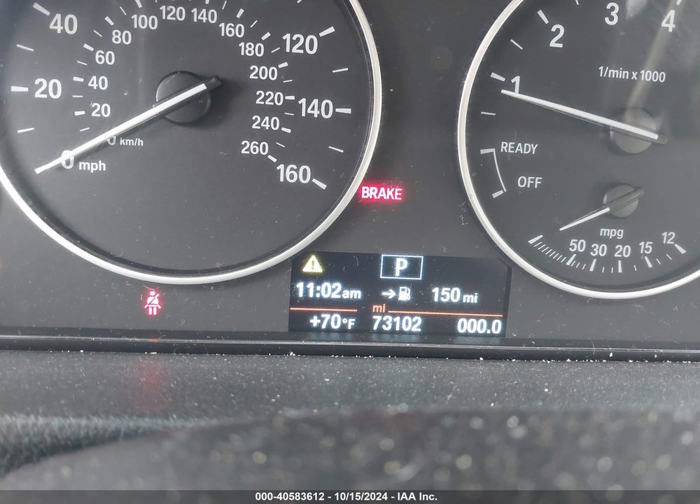 2014 BMW 320I XDRIVE VIN: WBA3C3C57EP662120