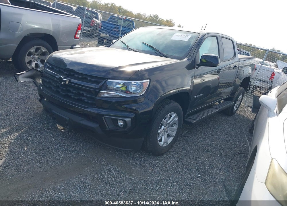 2022 CHEVROLET COLORADO 4WD SHORT BOX LT VIN: 1GCGTCEN0N1191447