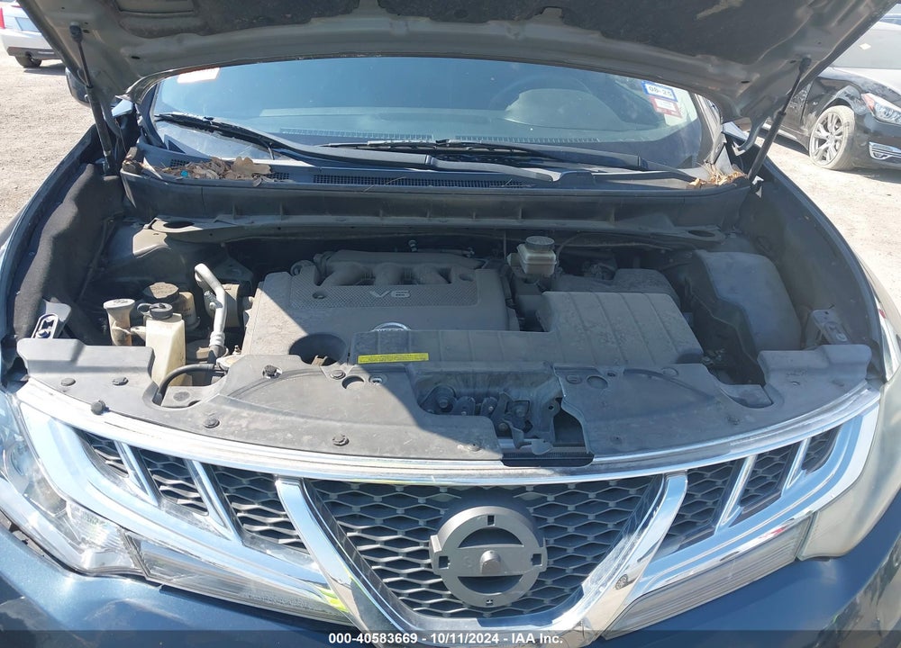 2011 NISSAN MURANO SV VIN: JN8AZ1MU3BW052644