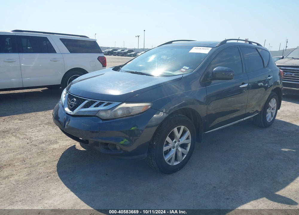 2011 NISSAN MURANO SV VIN: JN8AZ1MU3BW052644
