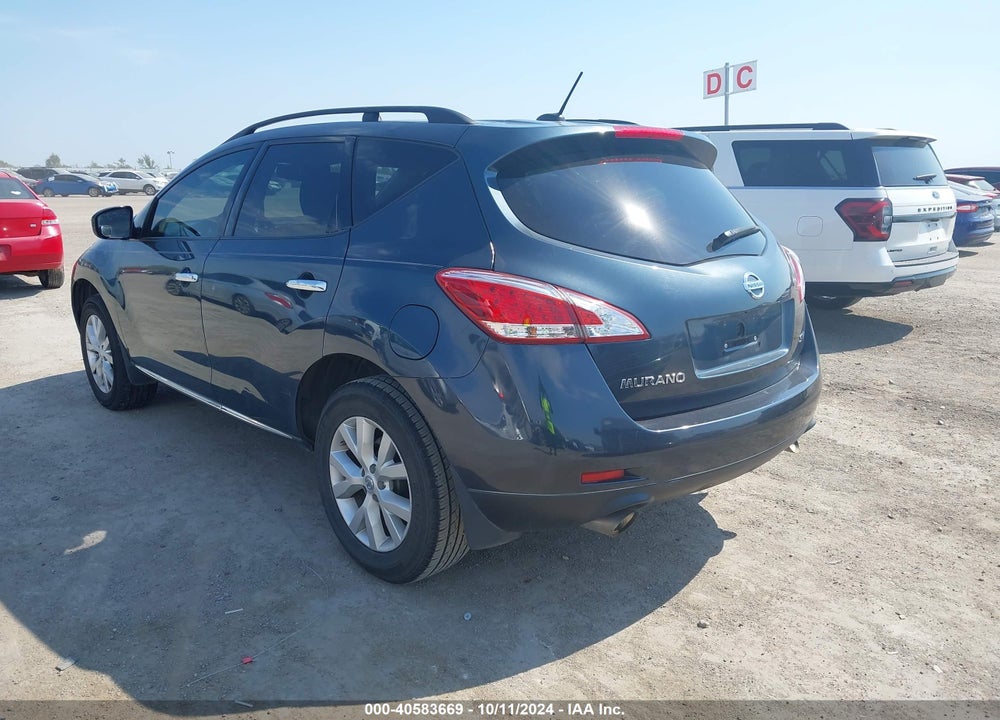 2011 NISSAN MURANO SV VIN: JN8AZ1MU3BW052644