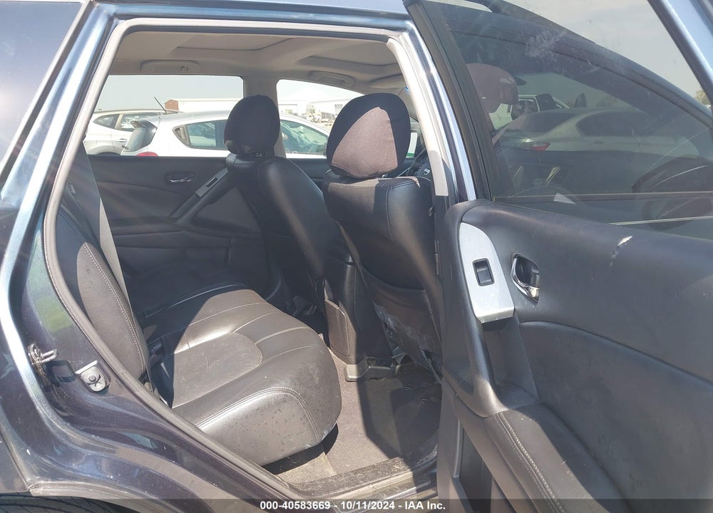 2011 NISSAN MURANO SV VIN: JN8AZ1MU3BW052644