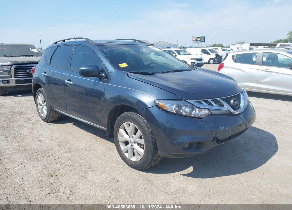2011 NISSAN MURANO SV VIN: JN8AZ1MU3BW052644