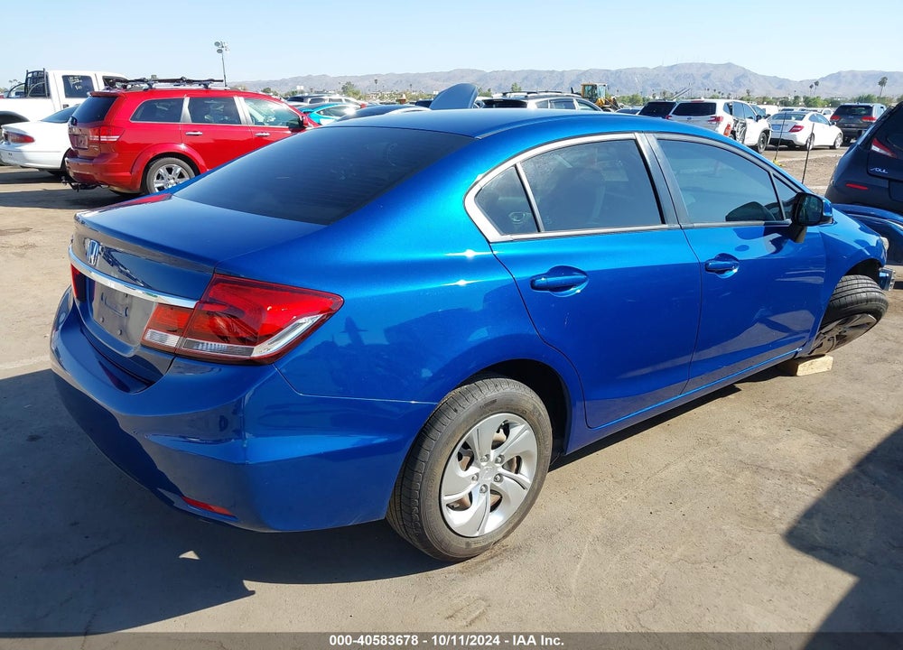 2013 HONDA CIVIC LX VIN: 19XFB2F59DE227798