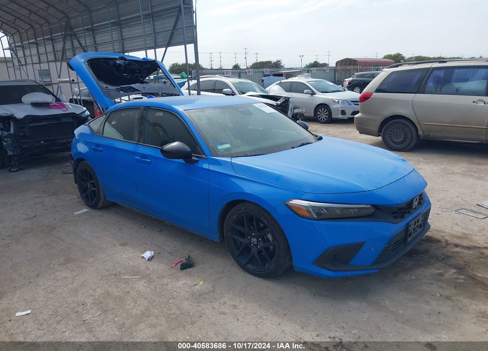 2022 HONDA CIVIC SPORT VIN: 19XFL2H87NE017979