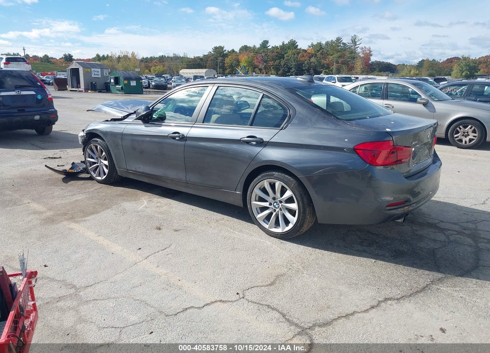 2018 BMW 320I XDRIVE VIN: WBA8A3C50JA498864