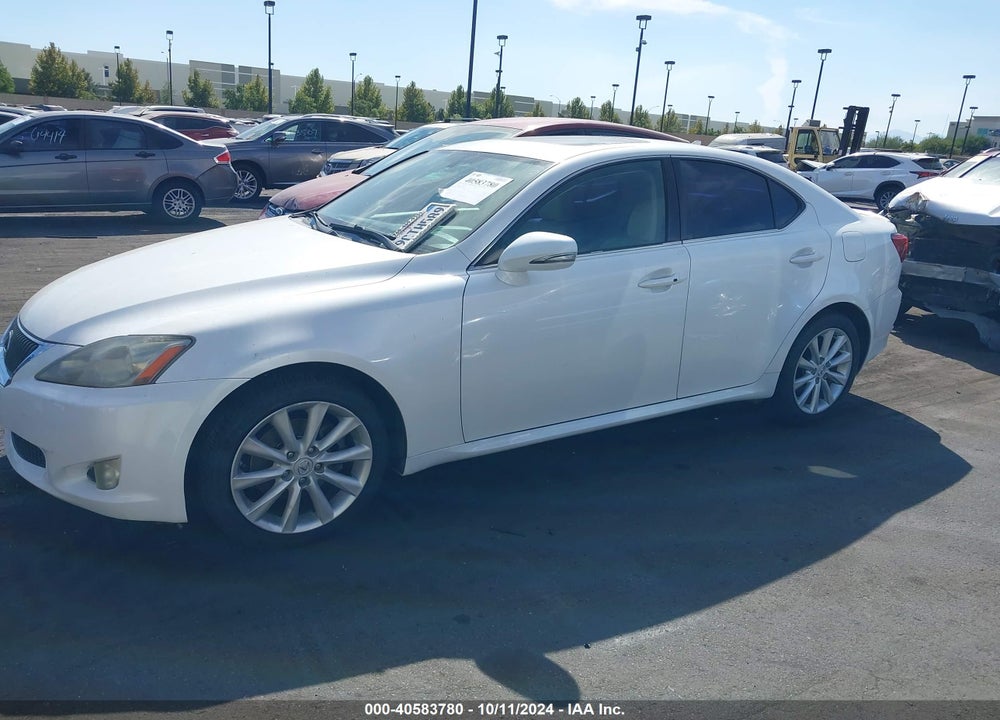 2009 LEXUS IS 250 VIN: JTHBK262295103412