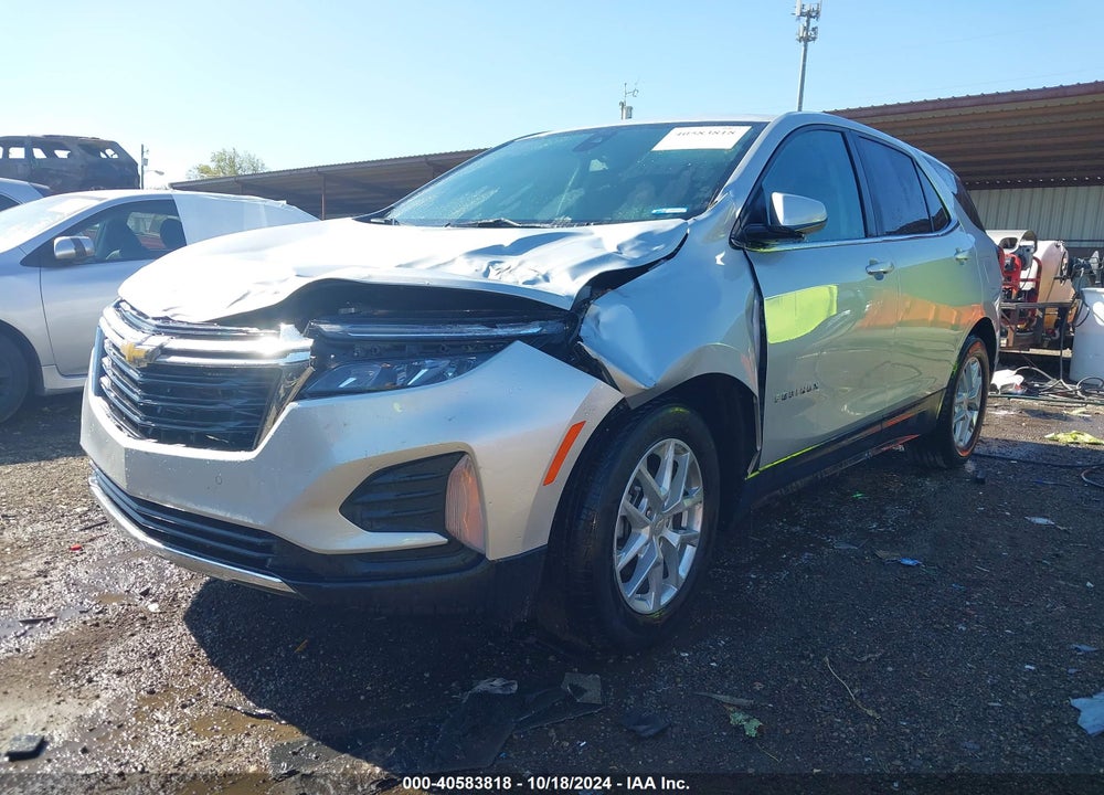 2022 CHEVROLET EQUINOX FWD LT VIN: 3GNAXKEV8NL223727