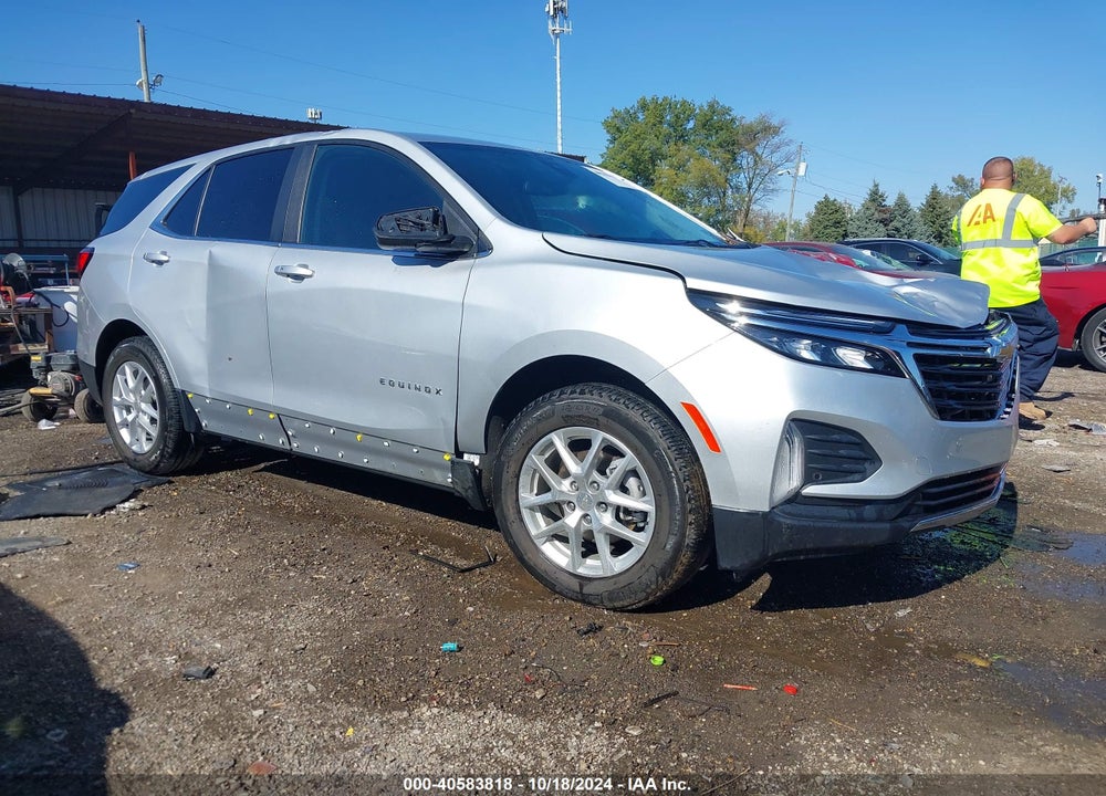 2022 CHEVROLET EQUINOX FWD LT VIN: 3GNAXKEV8NL223727
