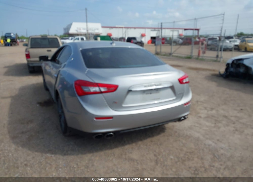 2015 MASERATI GHIBLI S Q4 VIN: ZAM57RTA4F1143090